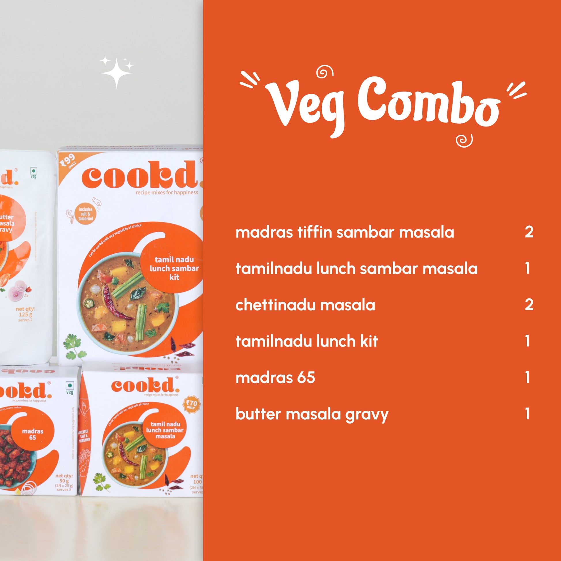 Authentic Veg Combo - Cookd