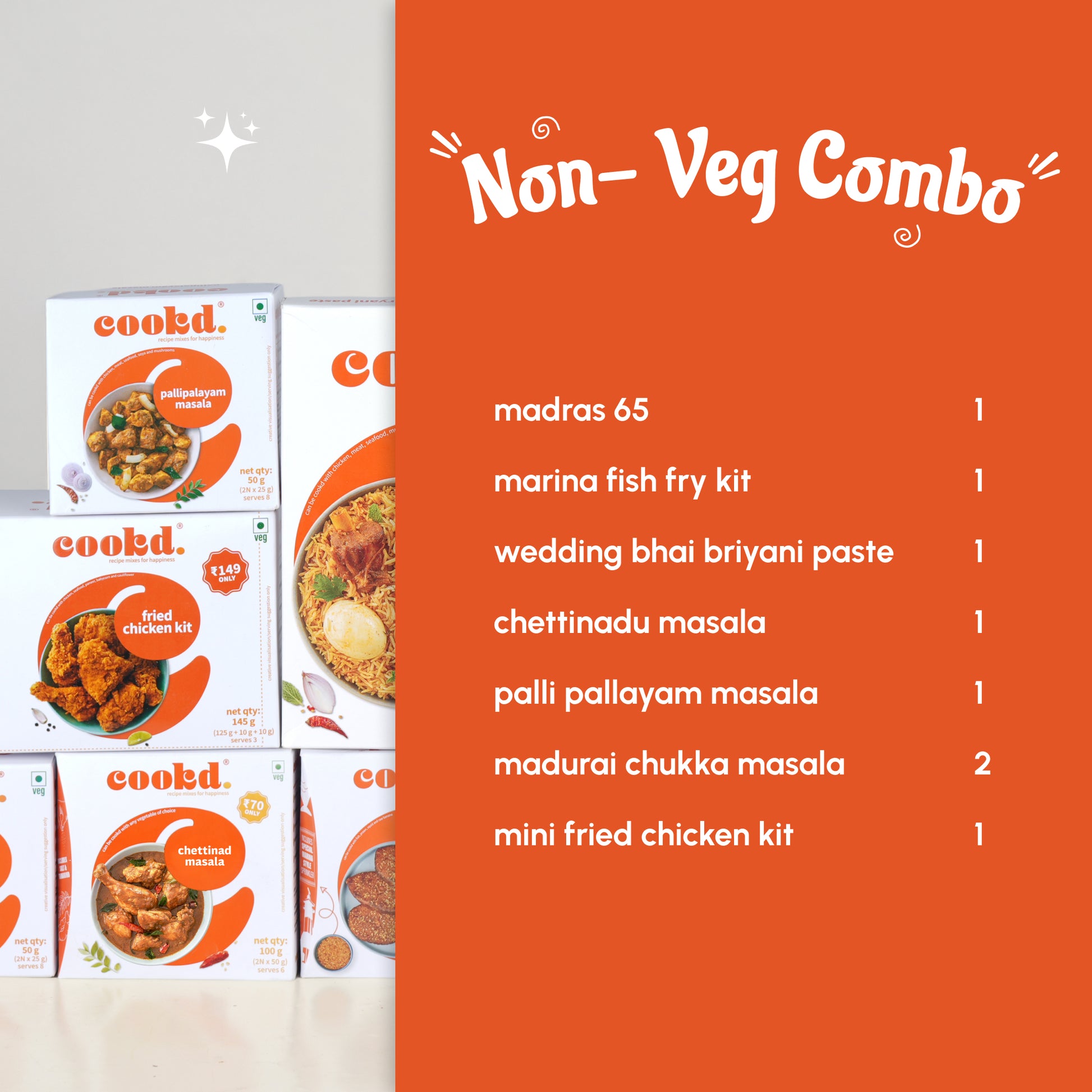 Authentic Non-Veg Masala Pastes - Cookd