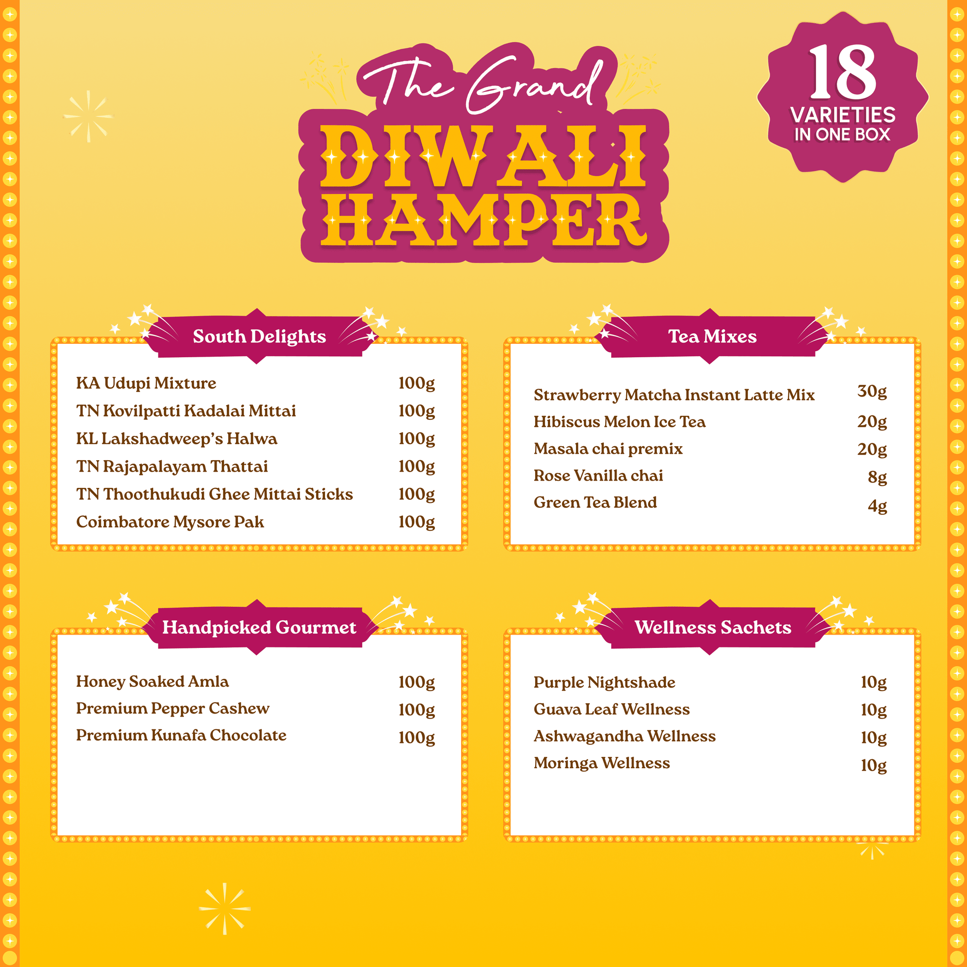 Grand Diwali Hamper (18 items)