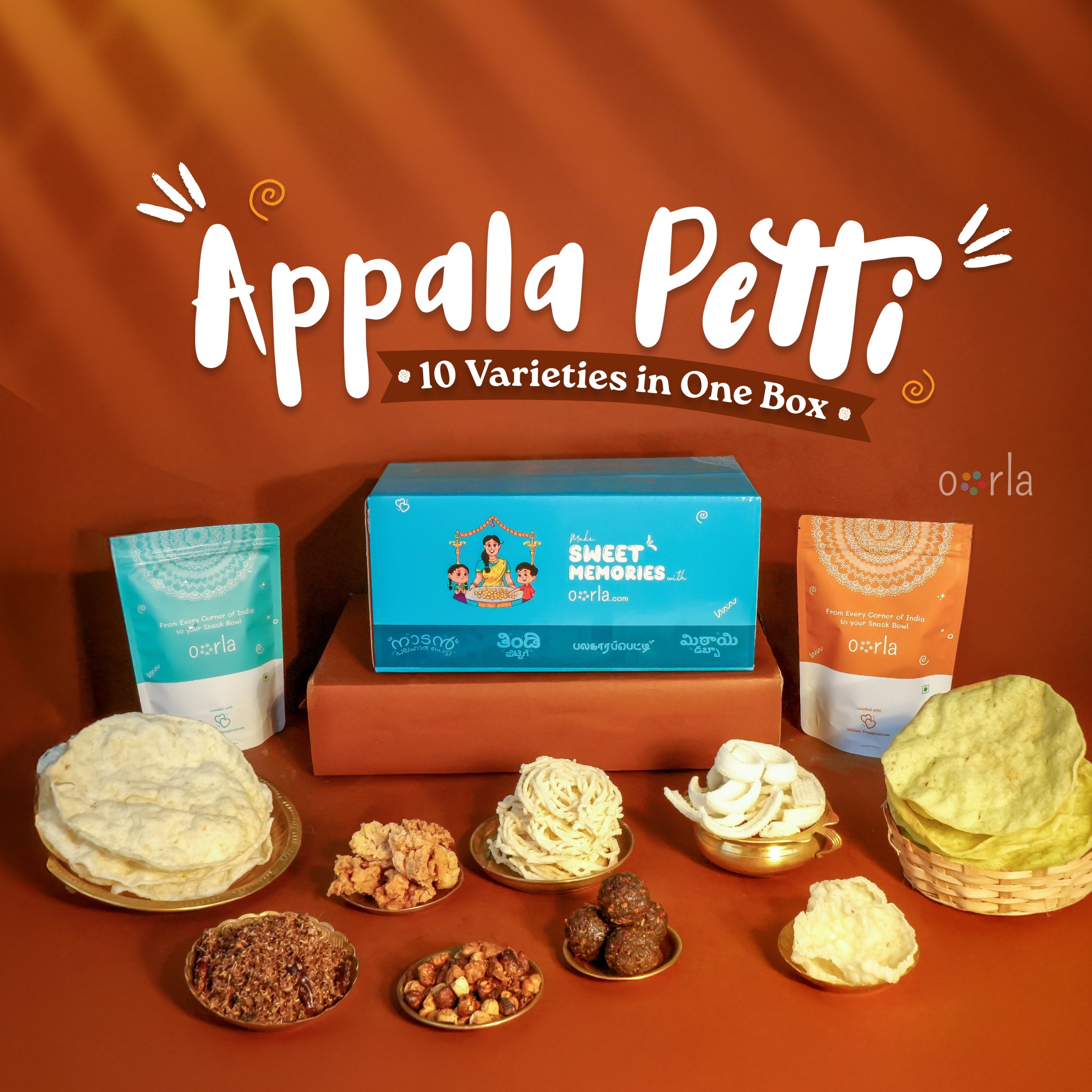 Appala Machine Appala Petti – Traditional Appalams & Vadagams Box – Oorla