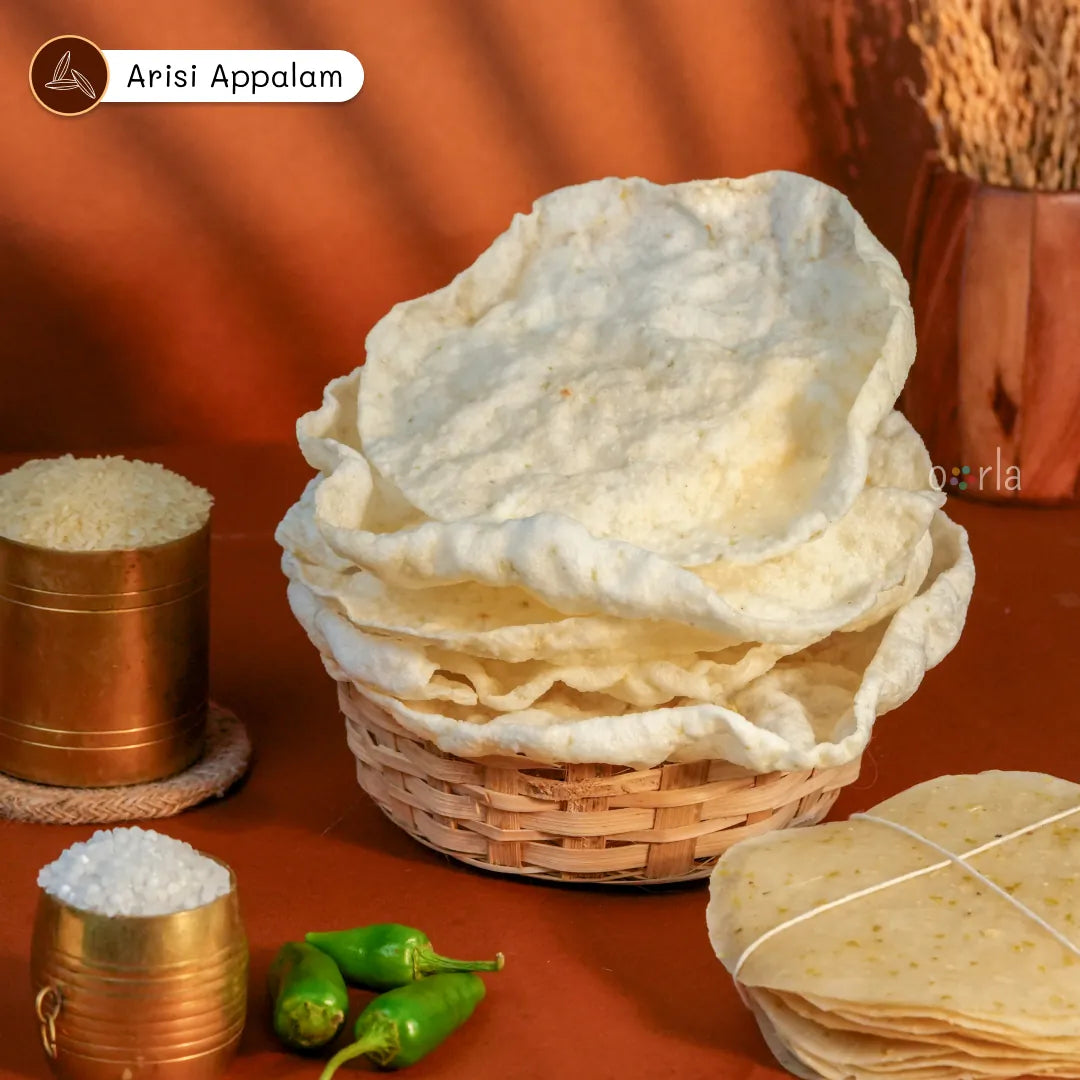 Appala Machine Appala Petti – Traditional Appalams & Vadagams Box – Oorla