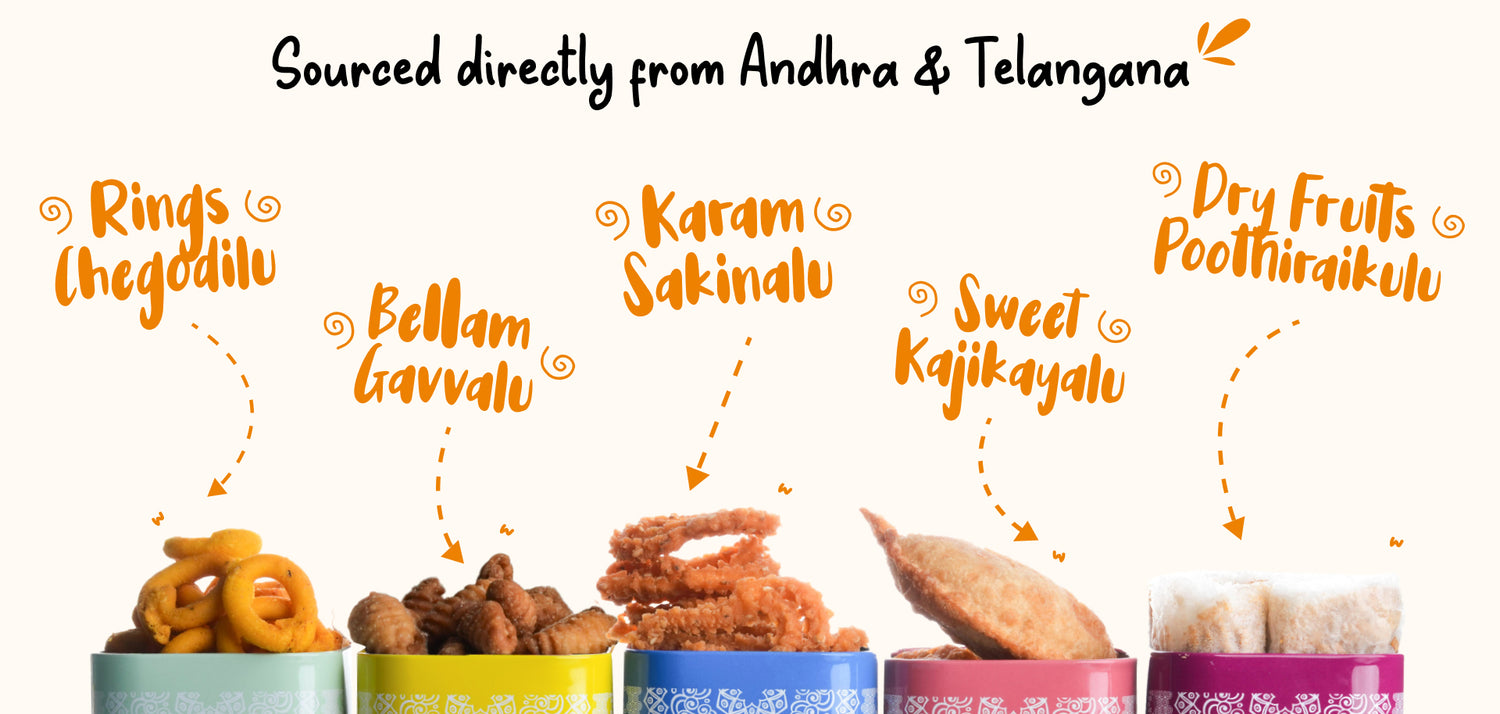 Mithai Dabba Traditional Telugu Sweets & Snacks Oorla