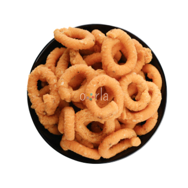 Karaikudi Kuthiraivali Rings Murukku